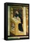 Dominican Monk at His Desk, from the Cycle of "Forty Illustrious Members of the Dominican Order"-Tommaso Da Modena-Framed Stretched Canvas