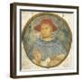 Dominican Order Genealogical Tree with Portrait of Fra Ugolino of Orvieto-null-Framed Giclee Print