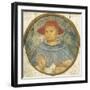 Dominican Order Genealogical Tree with Portrait of Fra Ugolino of Orvieto-null-Framed Giclee Print