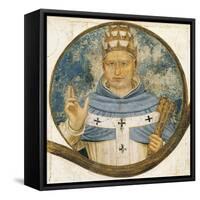 Dominican Order Genealogical Tree with Portrait of Pope Innocent V-null-Framed Stretched Canvas