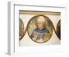 Dominican Order Genealogical Tree with Portrait of St. Albert, Detail from Crucifixion with Saints-Fra Angelico-Framed Giclee Print