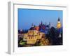 Dominican Priory and Trinitarian Tower at twilight, Old Town, City of Lublin, Lublin Voivodeship, P-Karol Kozlowski-Framed Photographic Print