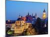 Dominican Priory and Trinitarian Tower at twilight, Old Town, City of Lublin, Lublin Voivodeship, P-Karol Kozlowski-Mounted Photographic Print