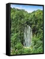 Dominican Republic, Eastern Peninsula De Samana, El Limon Waterfall-Jane Sweeney-Framed Stretched Canvas