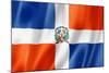 Dominican Republic Flag-daboost-Mounted Art Print