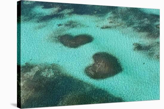 Dominican Republic, Punta Cana, Bavaro, View of Two Heart Shaped Reefs-Jane Sweeney-Stretched Canvas