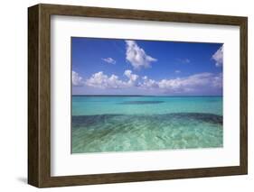 Dominican Republic, Punta Cana, Parque Nacional Del Este, Piscina Natural , a Shallow Sandbank-Jane Sweeney-Framed Photographic Print