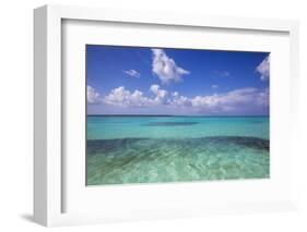 Dominican Republic, Punta Cana, Parque Nacional Del Este, Piscina Natural , a Shallow Sandbank-Jane Sweeney-Framed Photographic Print