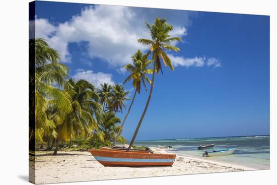 Dominican Republic, Punta Cana, Parque Nacional Del Este, Saona Island, Mano Juan-Jane Sweeney-Stretched Canvas