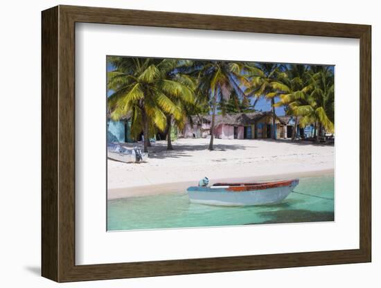 Dominican Republic, Punta Cana, Parque Nacional Del Este, Saona Island, Mano Juan-Jane Sweeney-Framed Photographic Print