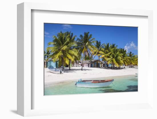 Dominican Republic, Punta Cana, Parque Nacional Del Este, Saona Island, Mano Juan-Jane Sweeney-Framed Photographic Print