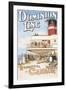 Dominion Line - Liverpool to Canada - Vintage Poster-Lantern Press-Framed Art Print