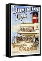 Dominion Line Liverpool-null-Framed Stretched Canvas