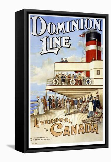 Dominion Line Liverpool-null-Framed Stretched Canvas