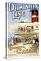 Dominion Line Liverpool-null-Stretched Canvas