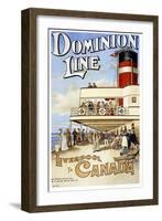 Dominion Line Liverpool-null-Framed Giclee Print