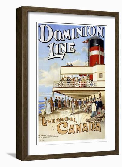 Dominion Line Liverpool-null-Framed Giclee Print