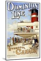 Dominion Line Liverpool-null-Mounted Giclee Print