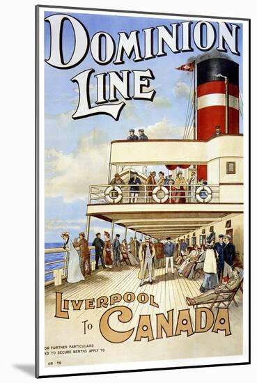 Dominion Line Liverpool-null-Mounted Giclee Print