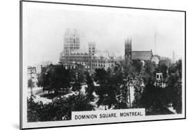 Dominion Square, Montreal, Canada, C1920S-null-Mounted Giclee Print