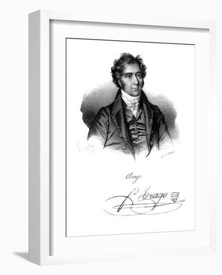 Dominique Francois Jean Arago (1786-185), French Astronomer, Physicist and Politician, C1820-Delpech-Framed Giclee Print