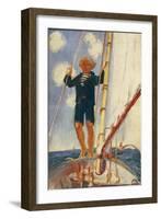 Dominique on the Isard, 1923-Maurice Denis-Framed Giclee Print