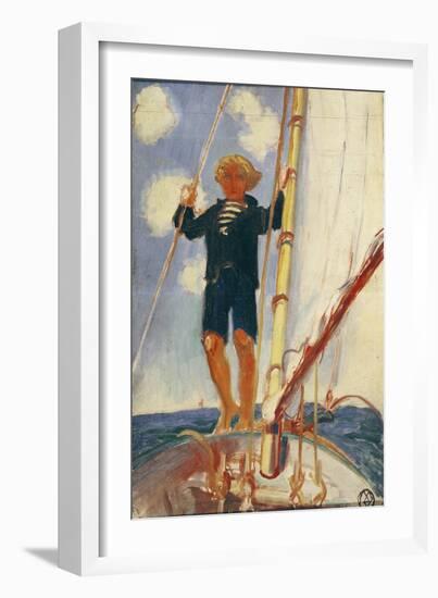 Dominique on the Isard, 1923-Maurice Denis-Framed Giclee Print