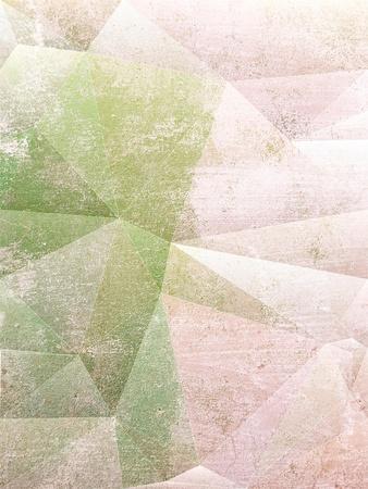 Frozen Geometry Blush and Green