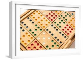 Domino Pattern Detail-memorialphoto-Framed Photographic Print