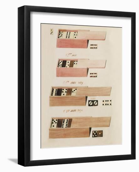 Dominoes-Anna Polanski-Framed Art Print