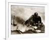 Dominon of Canada Steam Train Leaving London Kings Cross for Edinburgh, June 1938-null-Framed Photographic Print