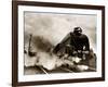 Dominon of Canada Steam Train Leaving London Kings Cross for Edinburgh, June 1938-null-Framed Photographic Print