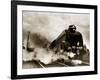 Dominon of Canada Steam Train Leaving London Kings Cross for Edinburgh, June 1938-null-Framed Photographic Print