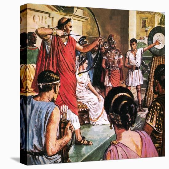 Domitian, the Emperor Who Liked to Play Games-Clive Uptton-Stretched Canvas