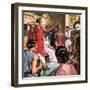 Domitian, the Emperor Who Liked to Play Games-Clive Uptton-Framed Giclee Print