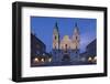 Domplatz Square with Dom Cathedral and Mariensaule Column at Dusk-Markus Lange-Framed Photographic Print