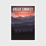 Grand Teton National Park Park Poster Vector Illustration Design-DOMSTOCK-Photographic Print