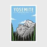 Great Smokey Mountains National Park Modern Poster Vector Illustration-DOMSTOCK-Photographic Print