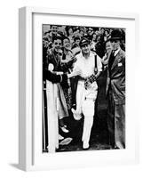 Don Bradman Going Out to Bat for the Last Time-null-Framed Photographic Print