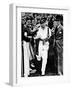 Don Bradman Going Out to Bat for the Last Time-null-Framed Photographic Print