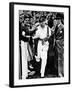 Don Bradman Going Out to Bat for the Last Time-null-Framed Photographic Print