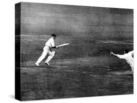 Don Bradman Square Cuts at Lord's, 1930-null-Stretched Canvas