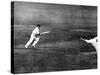 Don Bradman Square Cuts at Lord's, 1930-null-Stretched Canvas