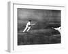 Don Bradman Square Cuts at Lord's, 1930-null-Framed Photographic Print