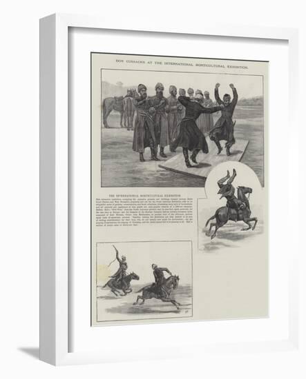 Don Cossacks at the International Horticultural Exhibition-null-Framed Giclee Print