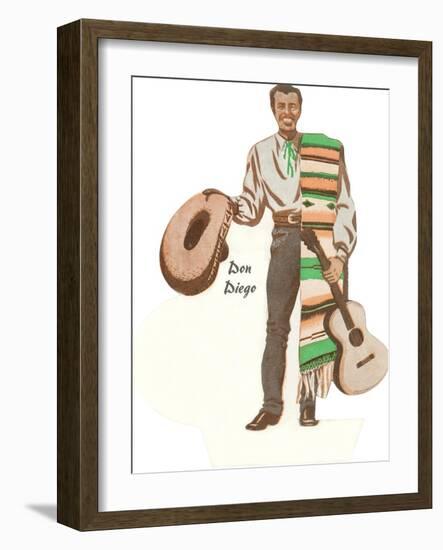 Don Diego, Symbol of San Diego Fair-null-Framed Art Print