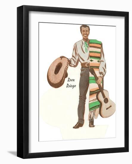 Don Diego, Symbol of San Diego Fair-null-Framed Art Print