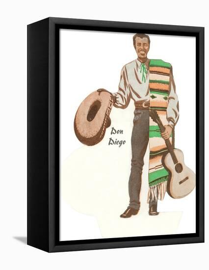 Don Diego, Symbol of San Diego Fair-null-Framed Stretched Canvas