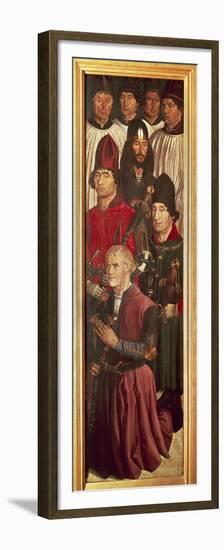 Don Ferdinand of Braganza and His Children, Detail from Saint Vincent Panels-Nuno Goncalves-Framed Premium Giclee Print