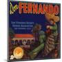 Don Fernando Brand - San Fernando, California - Citrus Crate Label-Lantern Press-Mounted Art Print